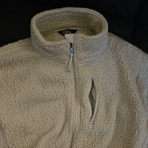 Eddie Bauer Women's Off-White Teddy Jacket